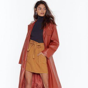 Get This Down on Paper-bag Denim Skirt